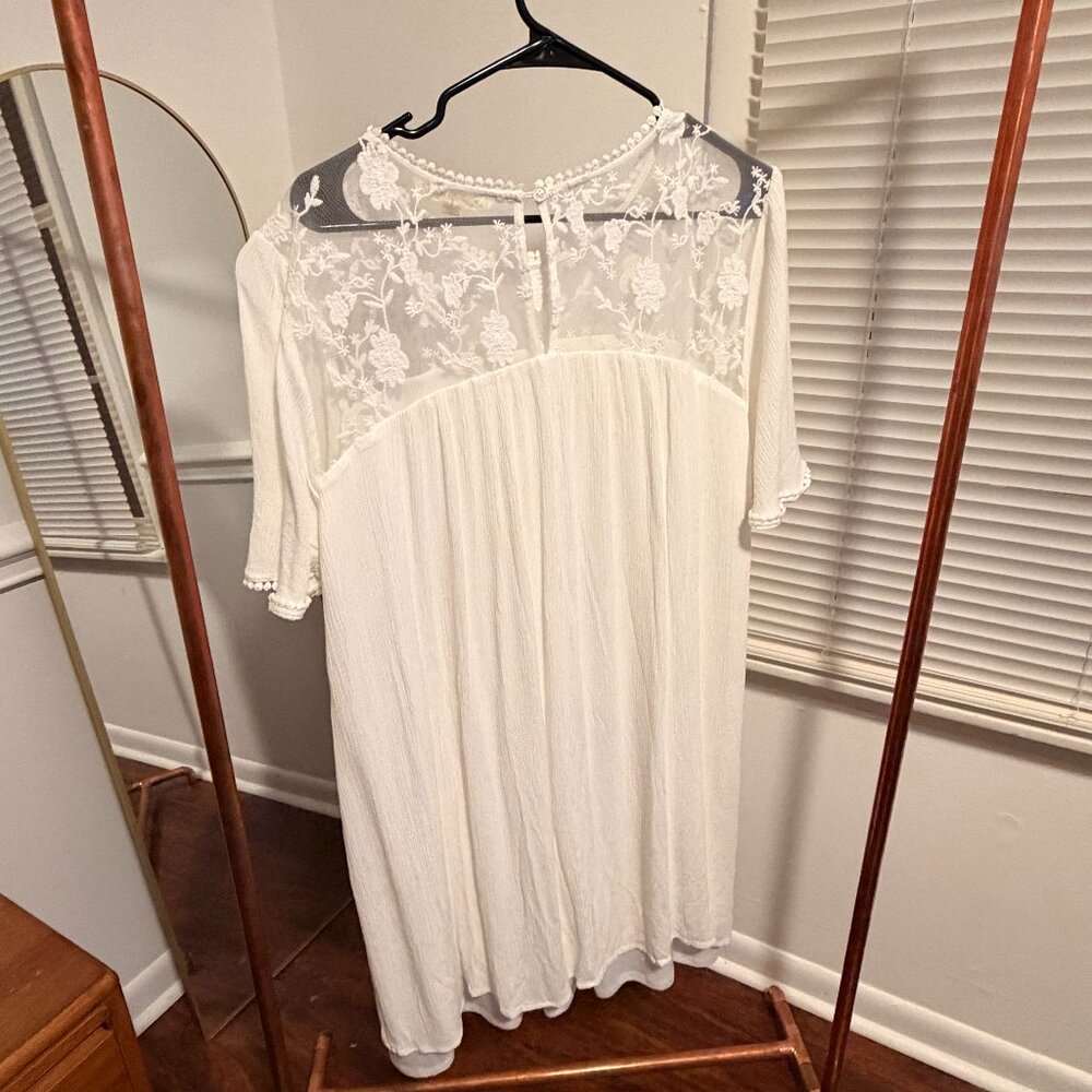 Indigo Rose - White - XL - DRESS